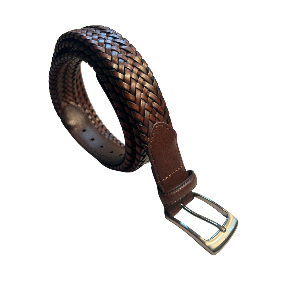 Danbury Men's‎ Leather Braided Belt Size 51